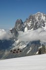 Италия-Франция. Канатная дорога через ледниковый массив Монблан (Montblanc, Monte Bianco). Станция – Punto Helbroner
