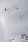Италия-Франция. Канатная дорога через ледниковый массив Монблан (Montblanc, Monte Bianco). Станция – Punto Helbroner